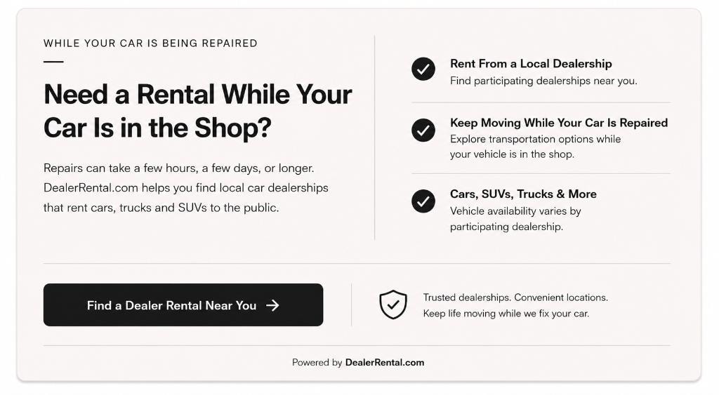 DealerRental — rent from a dealership near you